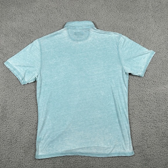 Johnnie-O Hangin' Out Light Blue Men's Short Sleeve Polo Small‎ - Picture 7 of 7